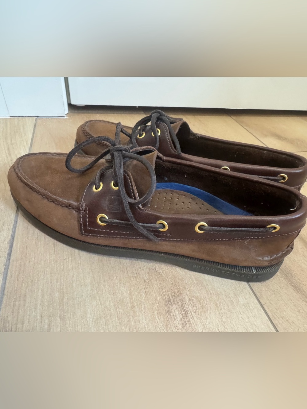 Sperry Men's Brown Suede Boat Shoes Size 9M